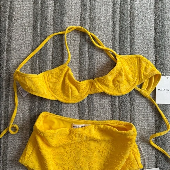 Mara Hoffman Yellow Bikini Set - Picture 3 of 6